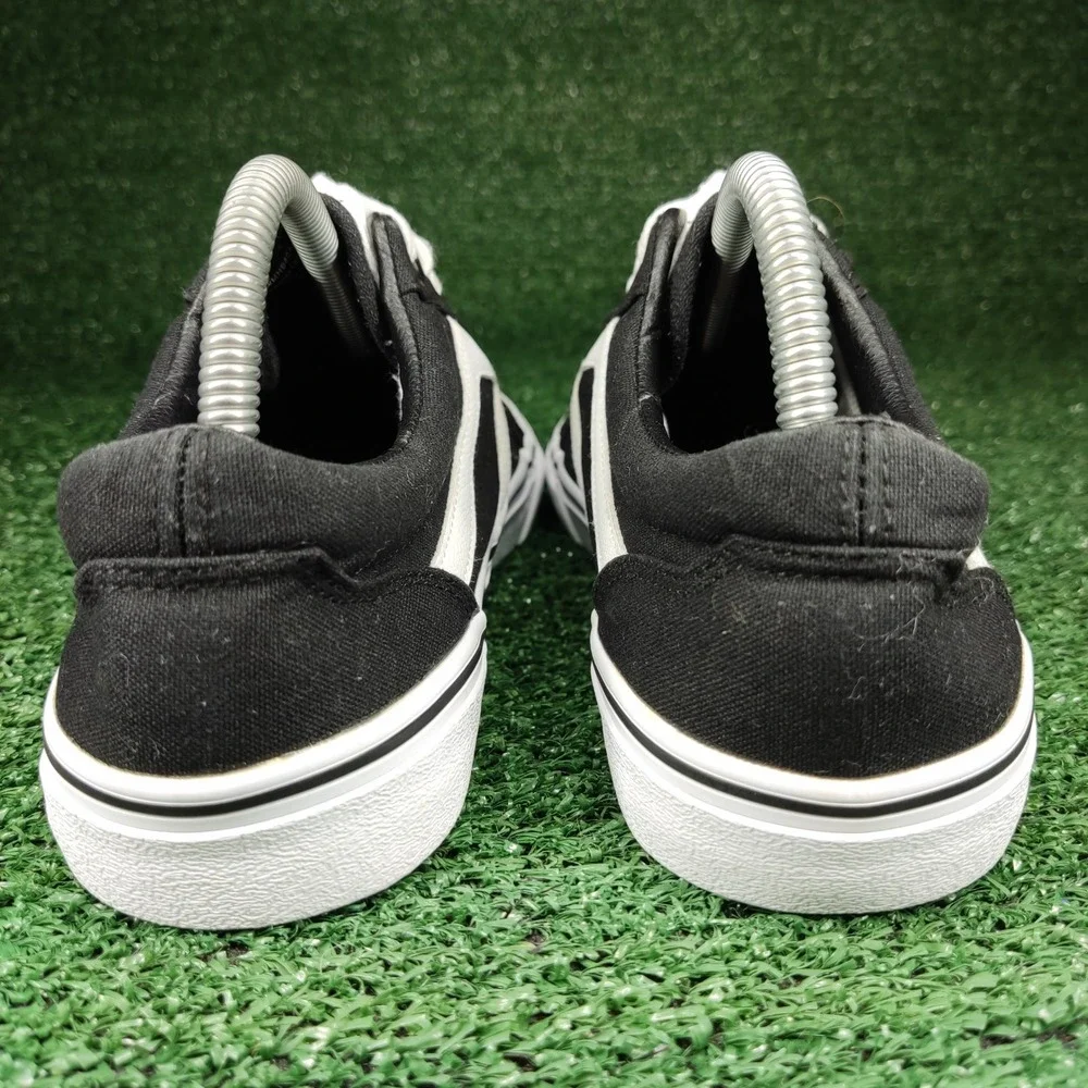 No Boundaries Sneakers Women 8.5 Black Canvas Low Top‎ Memory Foam WMNB40AC005